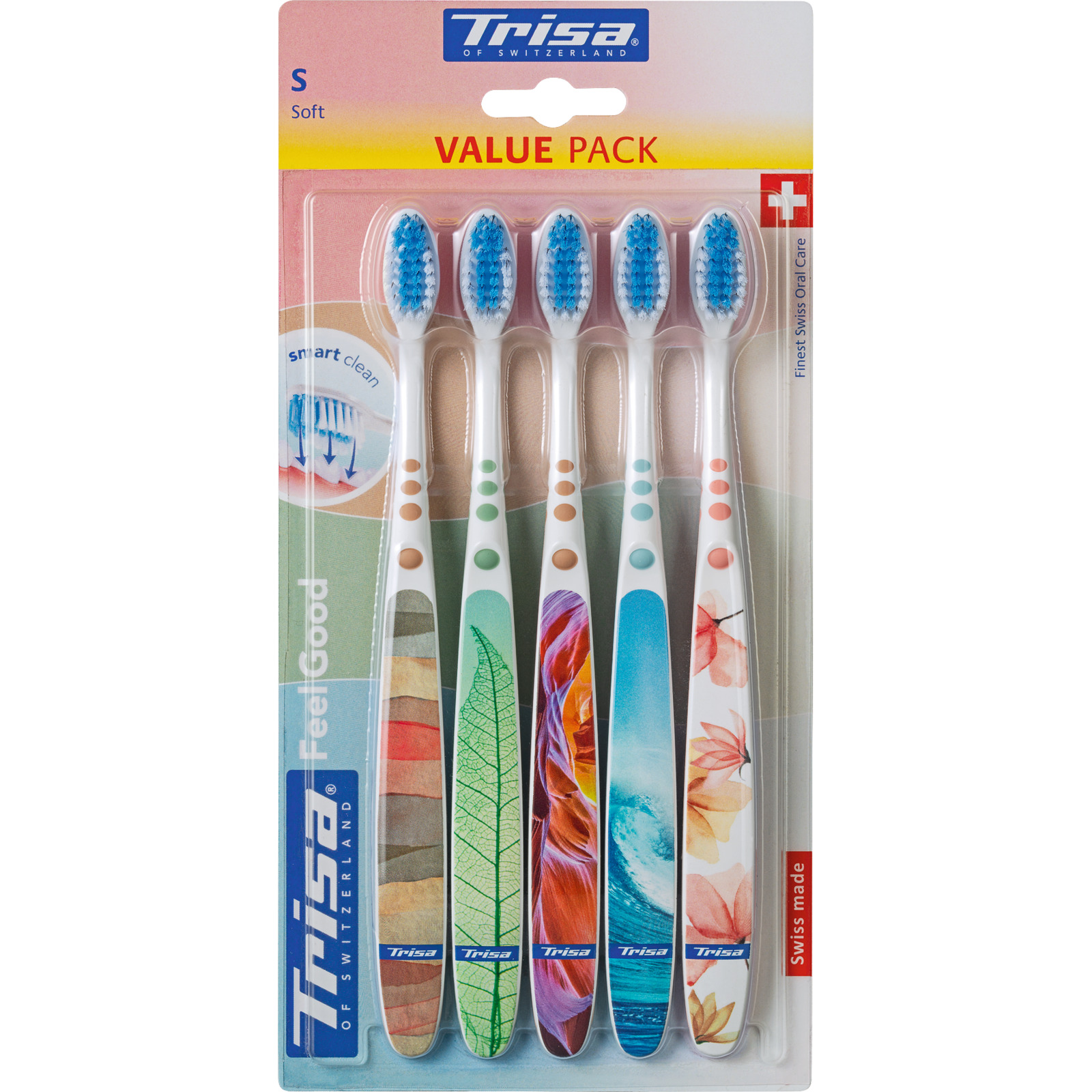Trisa Zahnbürste Feelgood Soft 5er-Pack