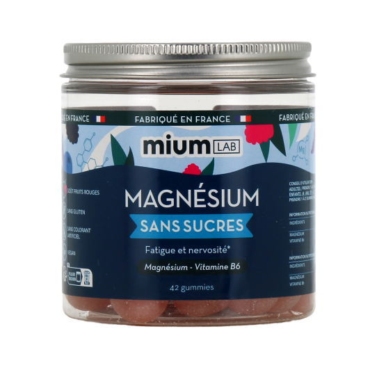Mium Lab magnésium gummies - Nervosité et fatigue - Dès 4 ans