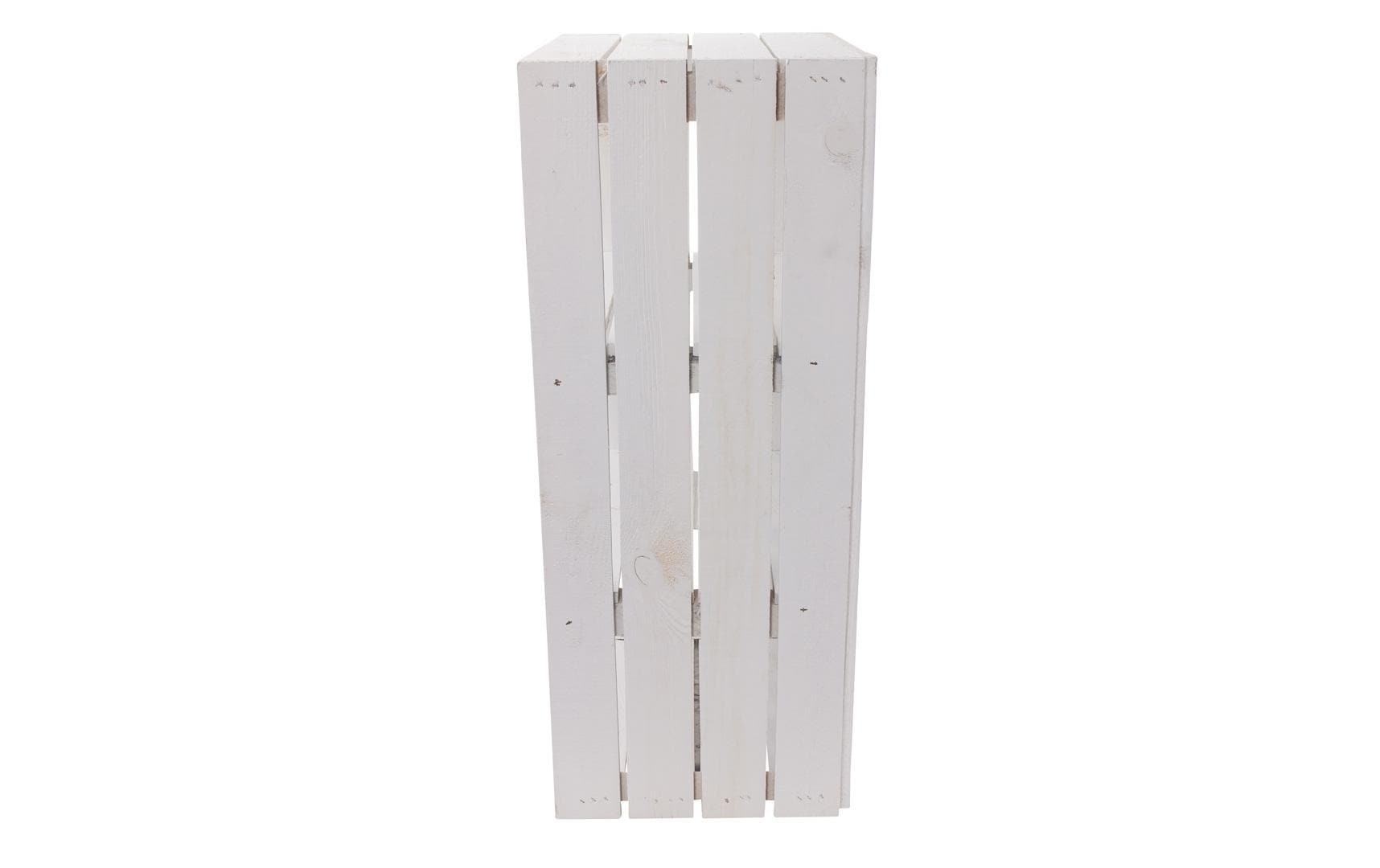 Regal Vintage Weiss 40 x 75 cmRegal im Holzharassen Stil