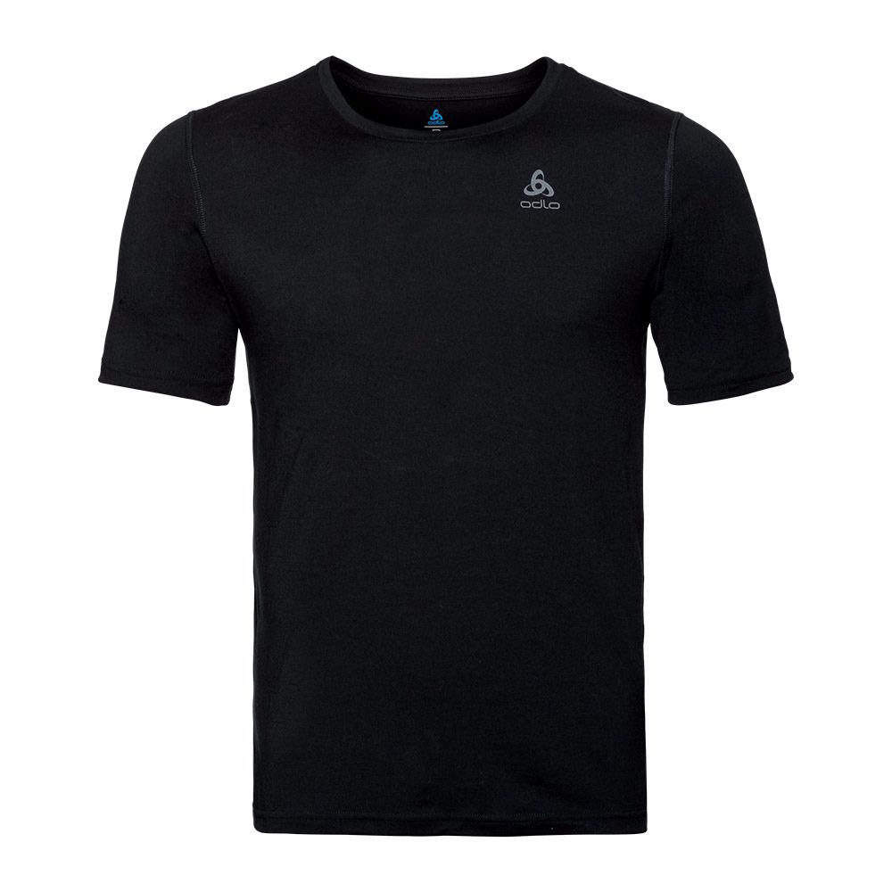 Odlo NATURAL 100 % MERINO WARM SUM - Sous-couche Homme black/black