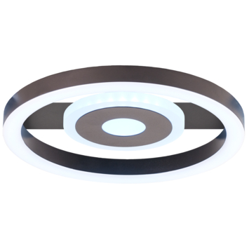 Brilliant plafondlamp Maureen 12W 1100 lm zwart