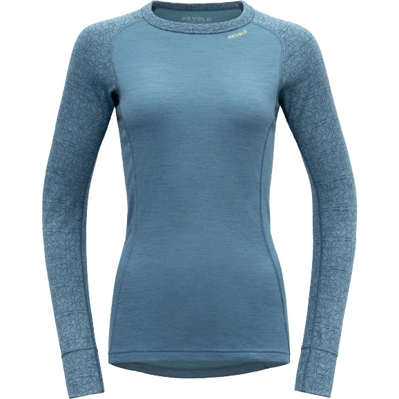 Devold Damen Langarm Shirt Merino 205 DUO ACTIVE moon blue | Funktionsunterwäsche | Skitourenbekleidung | Damen | XSPO-Fashion