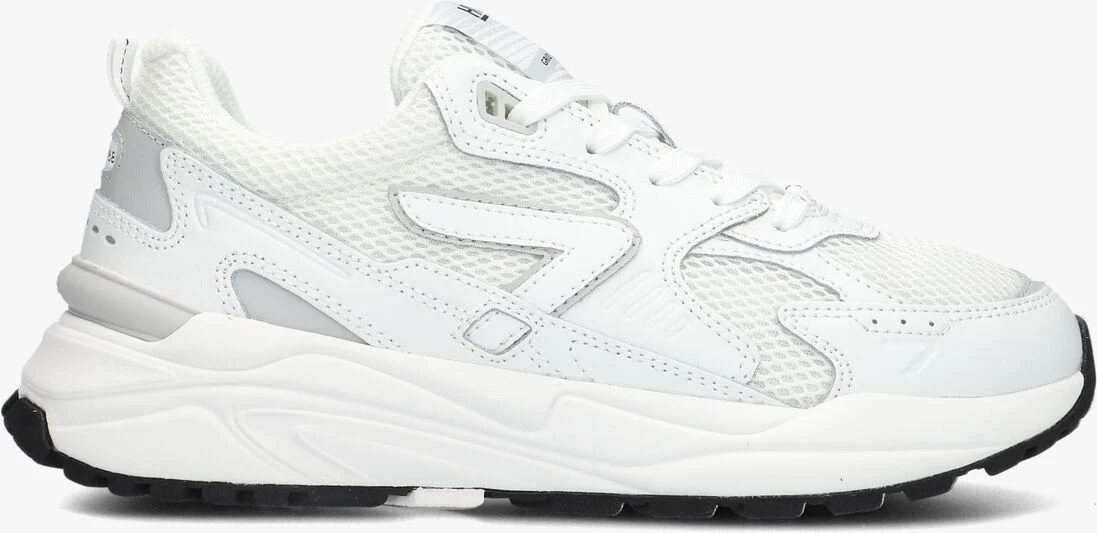 HUB witte hub lage sneakers grid-w
