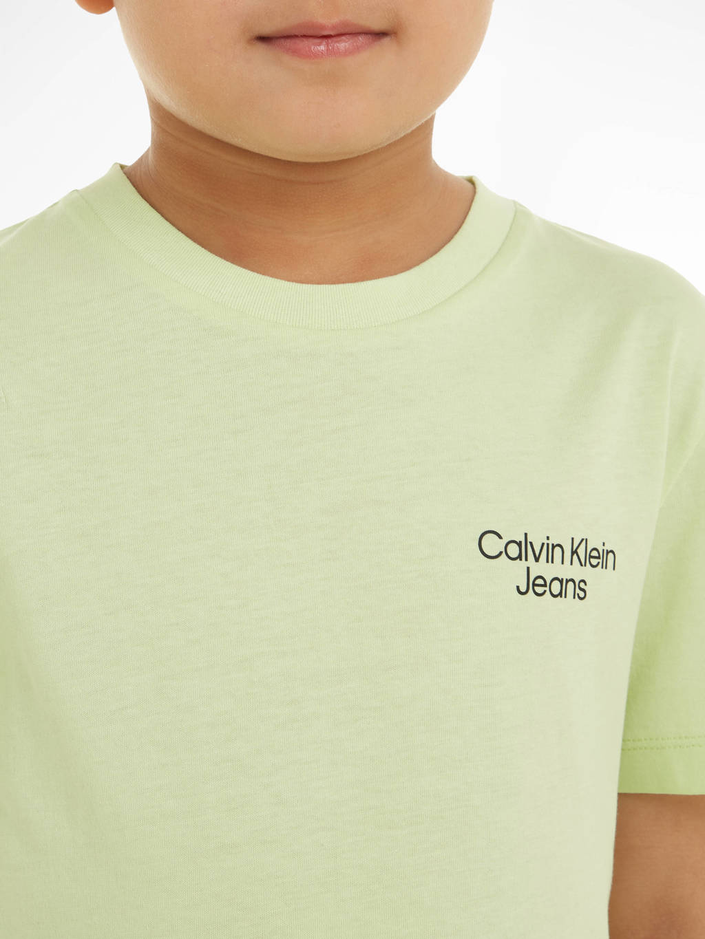 Calvin Klein T-shirt met logo mint