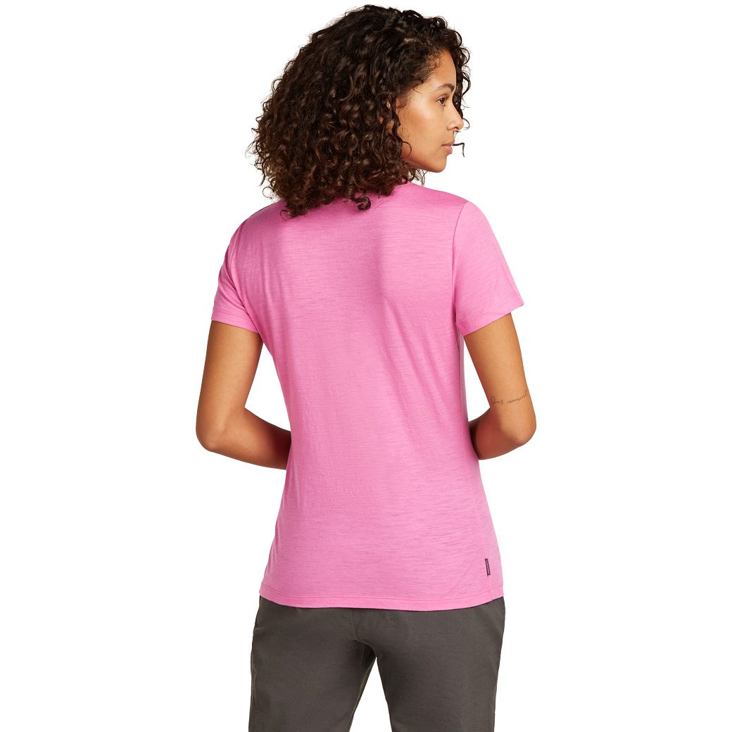 Icebreaker Merino 150 Tech Liteb Fresh Fern T-Shirt Damen pop