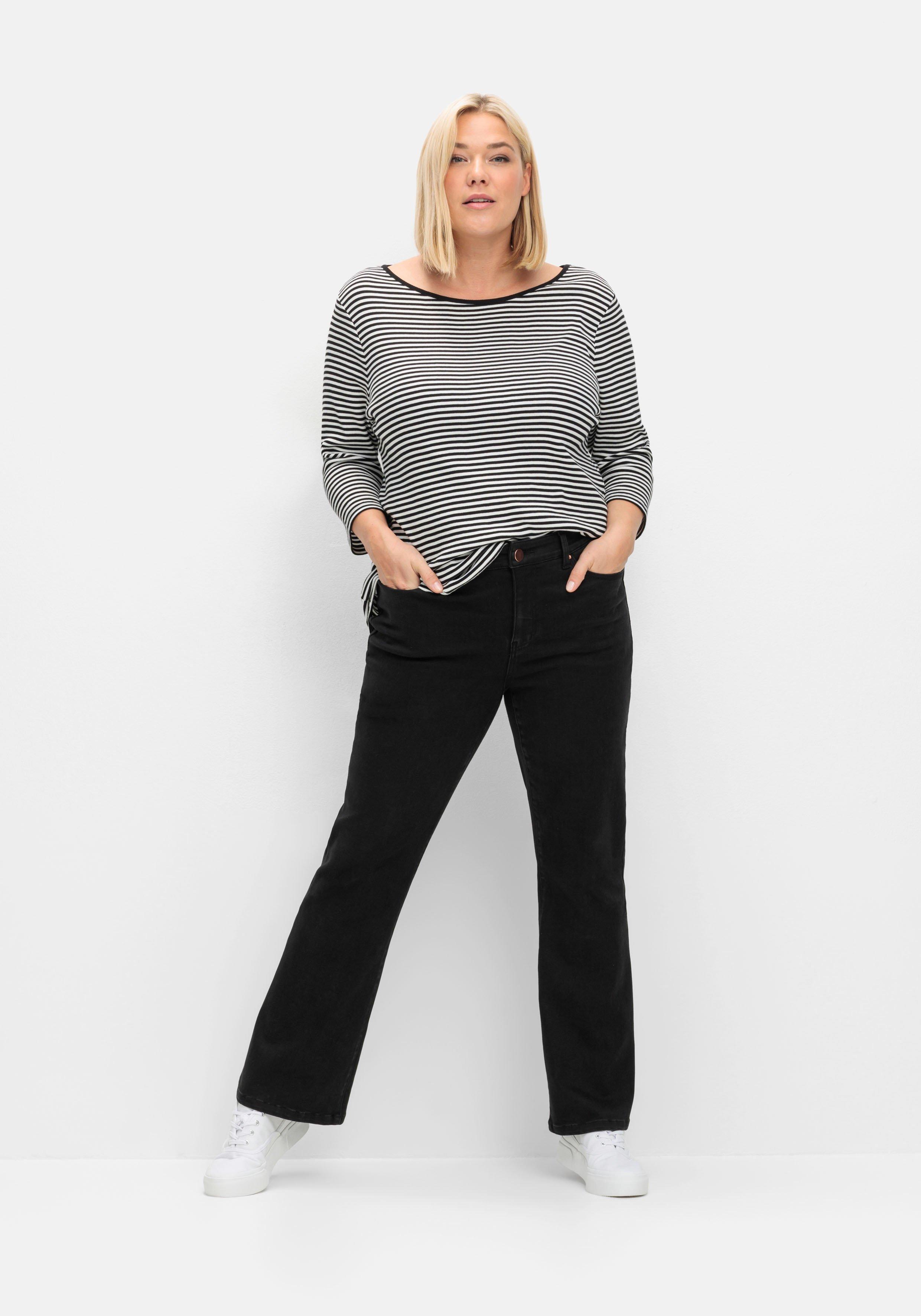 Bootcut Stretch-Jeans mit Bodyforming-Effekt