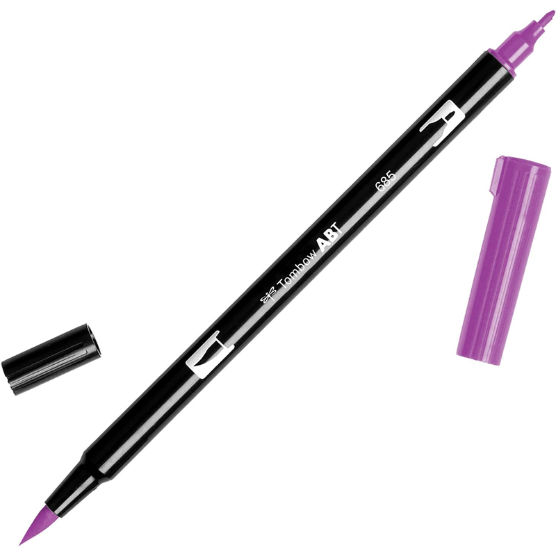 Tombow Pinselstift Dual Brush Pen ABT, 685 - deep magenta