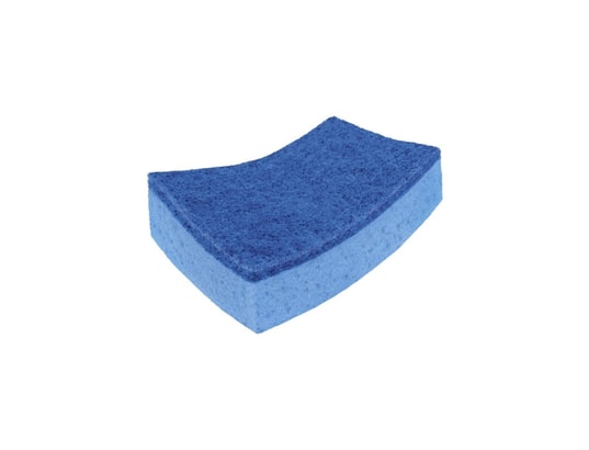 VILEDA - Seau + Balai Lot de 3 éponges bleues avec grattoir dont une gratuite