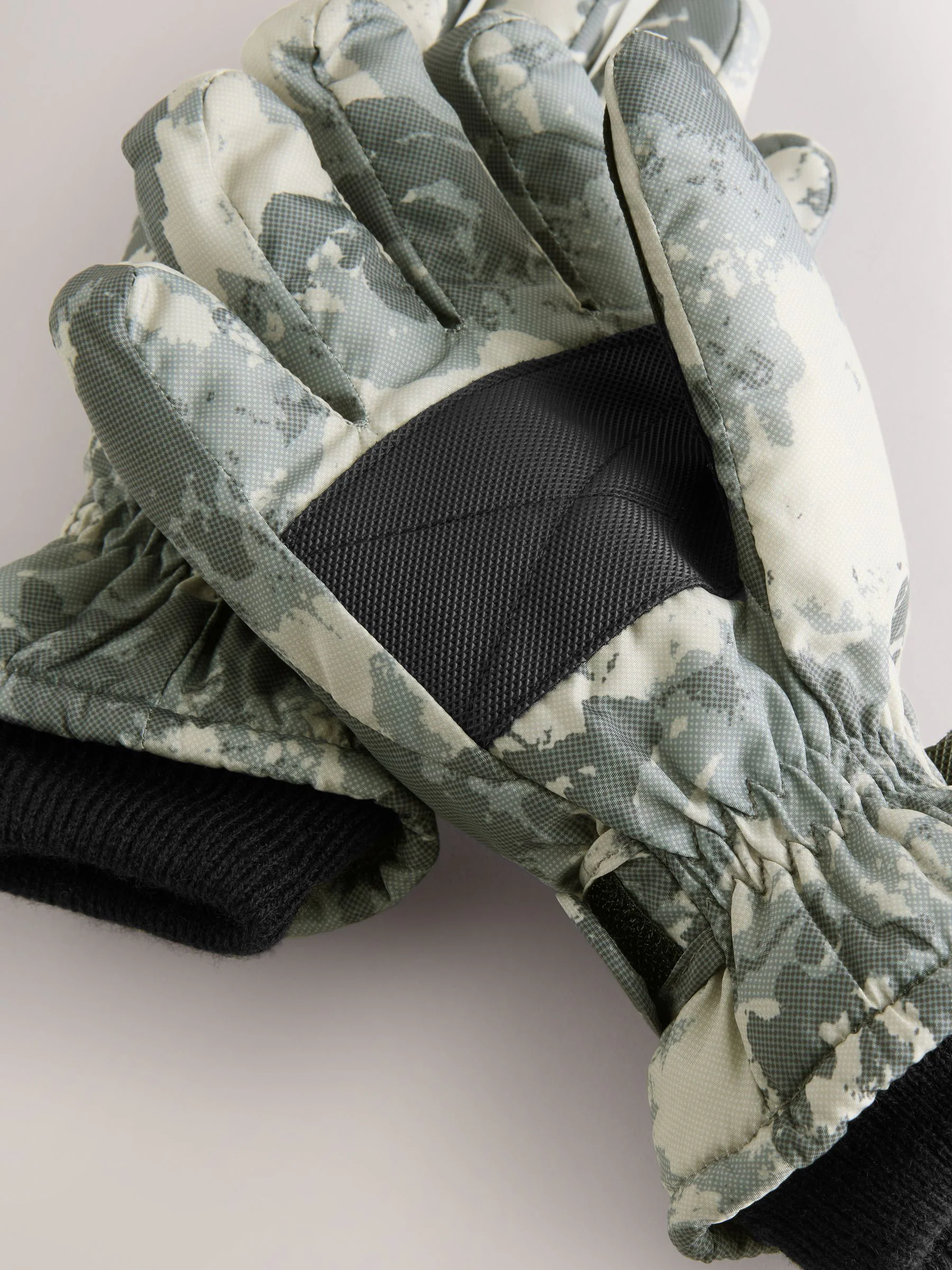 Groene camouflageprint - Skihandschoenen (3-16jaar)
