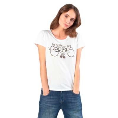 Tee-shirt à manches courtes femme Carole LE TEMPS DES CERISES