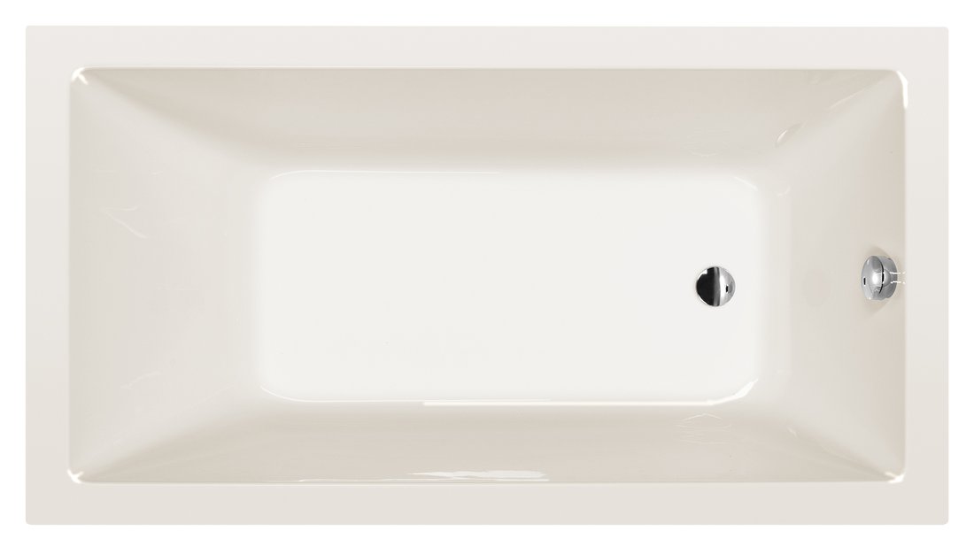 Polysan Noemi ligbad 160x80x39cm ivoor