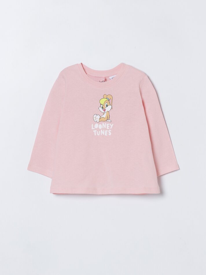 Conjunto de macacão e camiseta Looney Tunes © &™ WARNER BROS - Cinza Claro