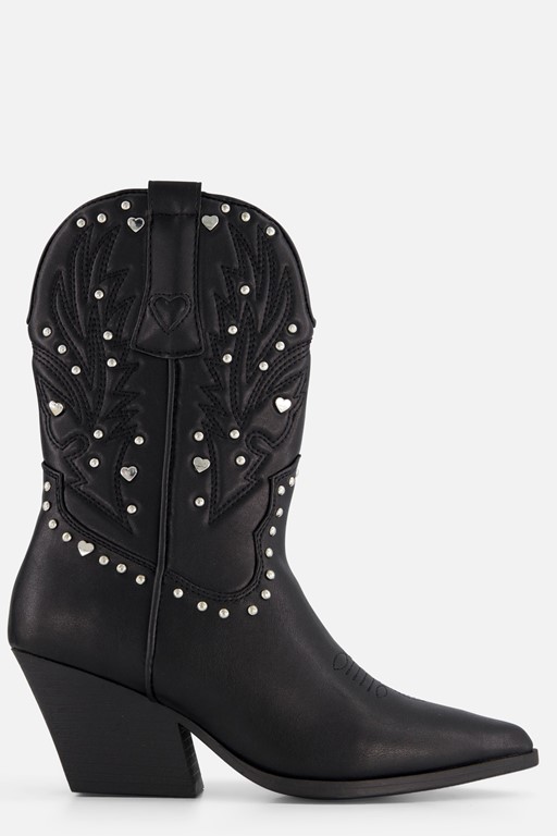 Butterfly Cowboylaarzen zwart Pu