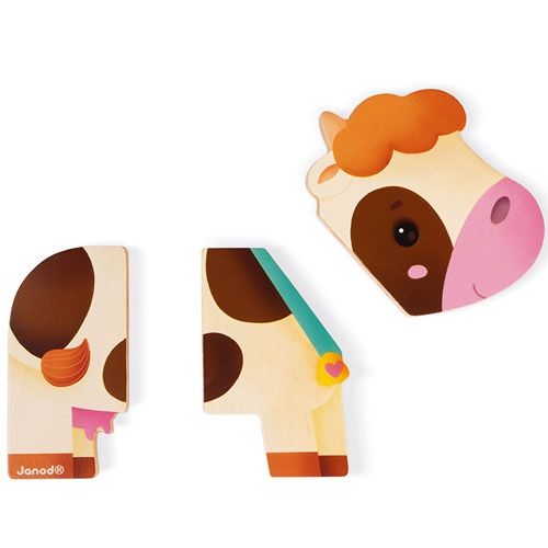 Janod grappige magneten boerderijdieren