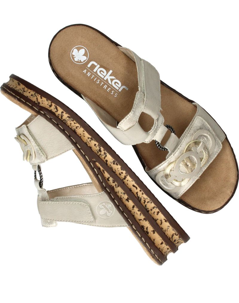 Rieker Slippers Beige Dames