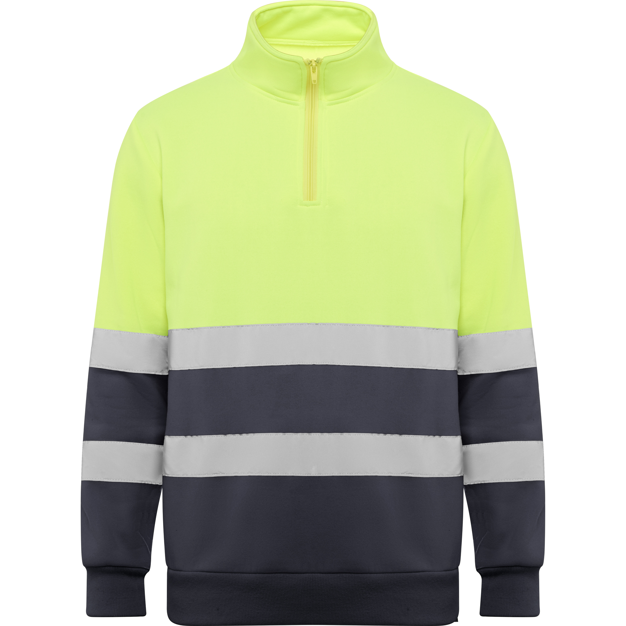 Roly HV9314 - SPICA Sweat haute visibilité avec  zip