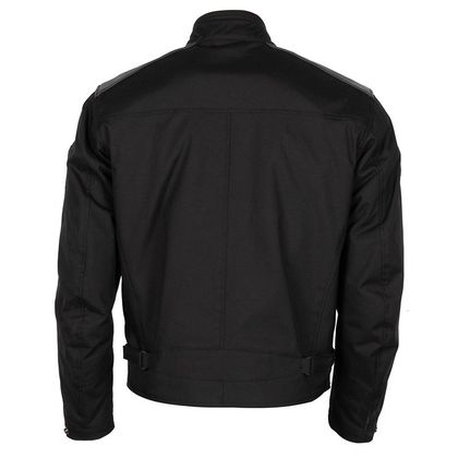 Blouson Helstons ACE TISSU-CUIR - Noir