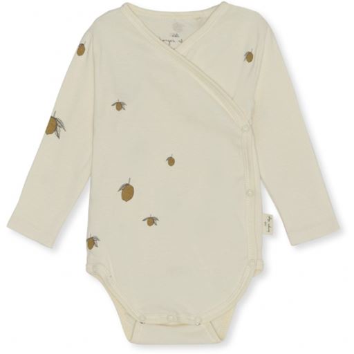 Konges Sløjd Newborn Body, Lemon, 62 cm