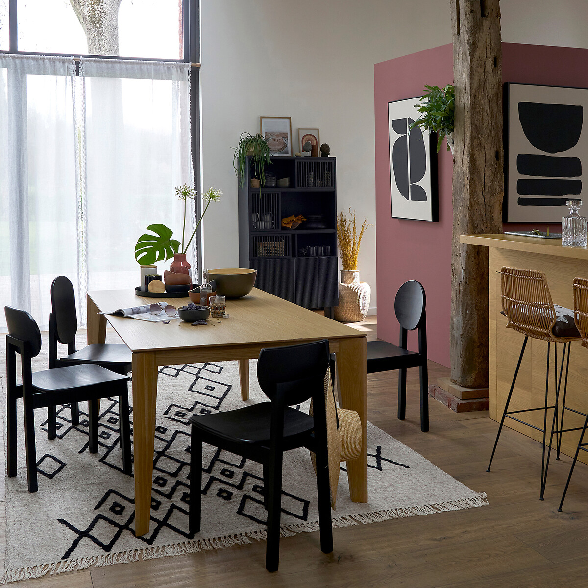 LA REDOUTE INTERIEURS<br>Tela de linho estampada 70x100 cm, Lodga