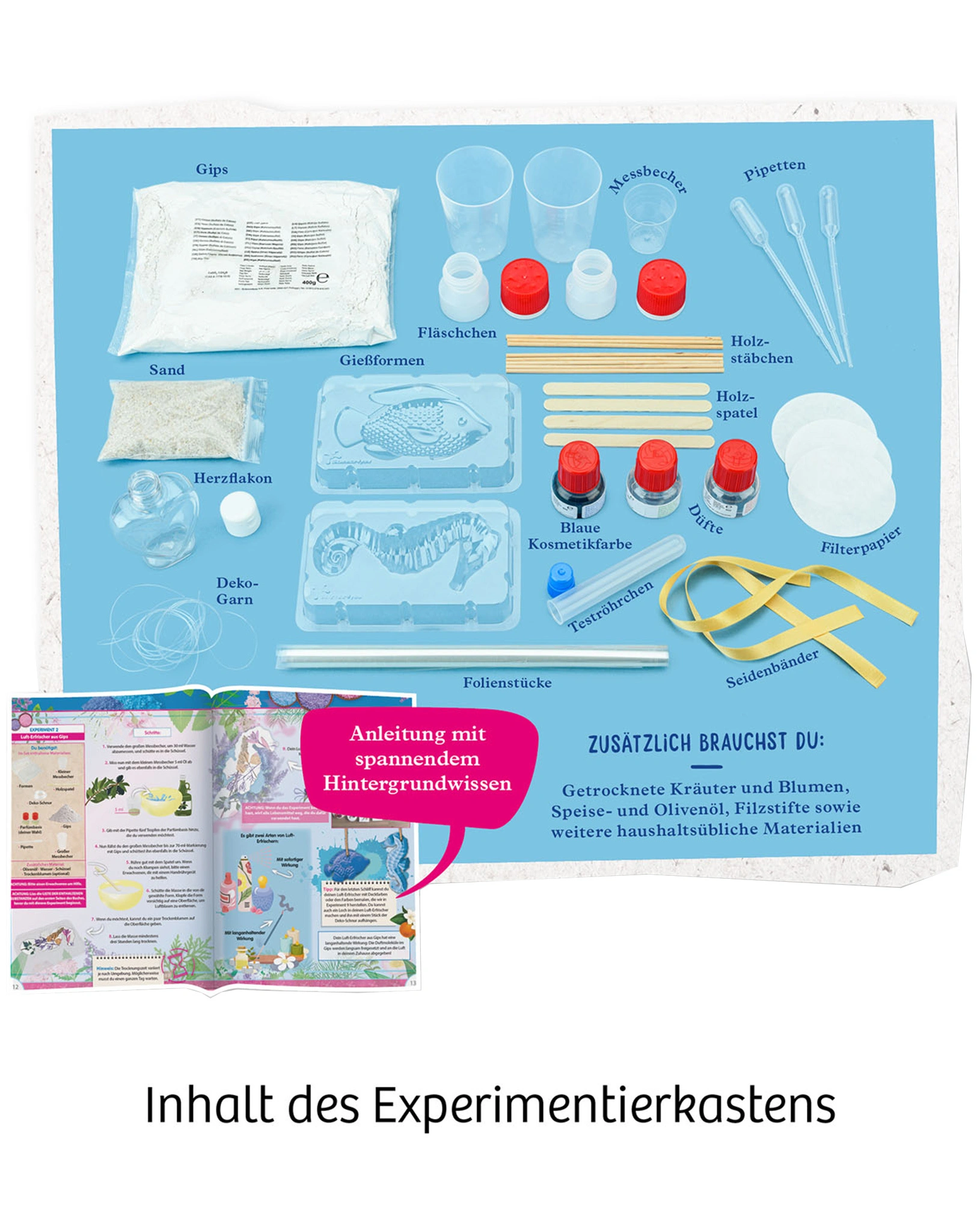 Kreativ-Experimentierset: Duft-Labor – Die Welt der Gerüche erforschen