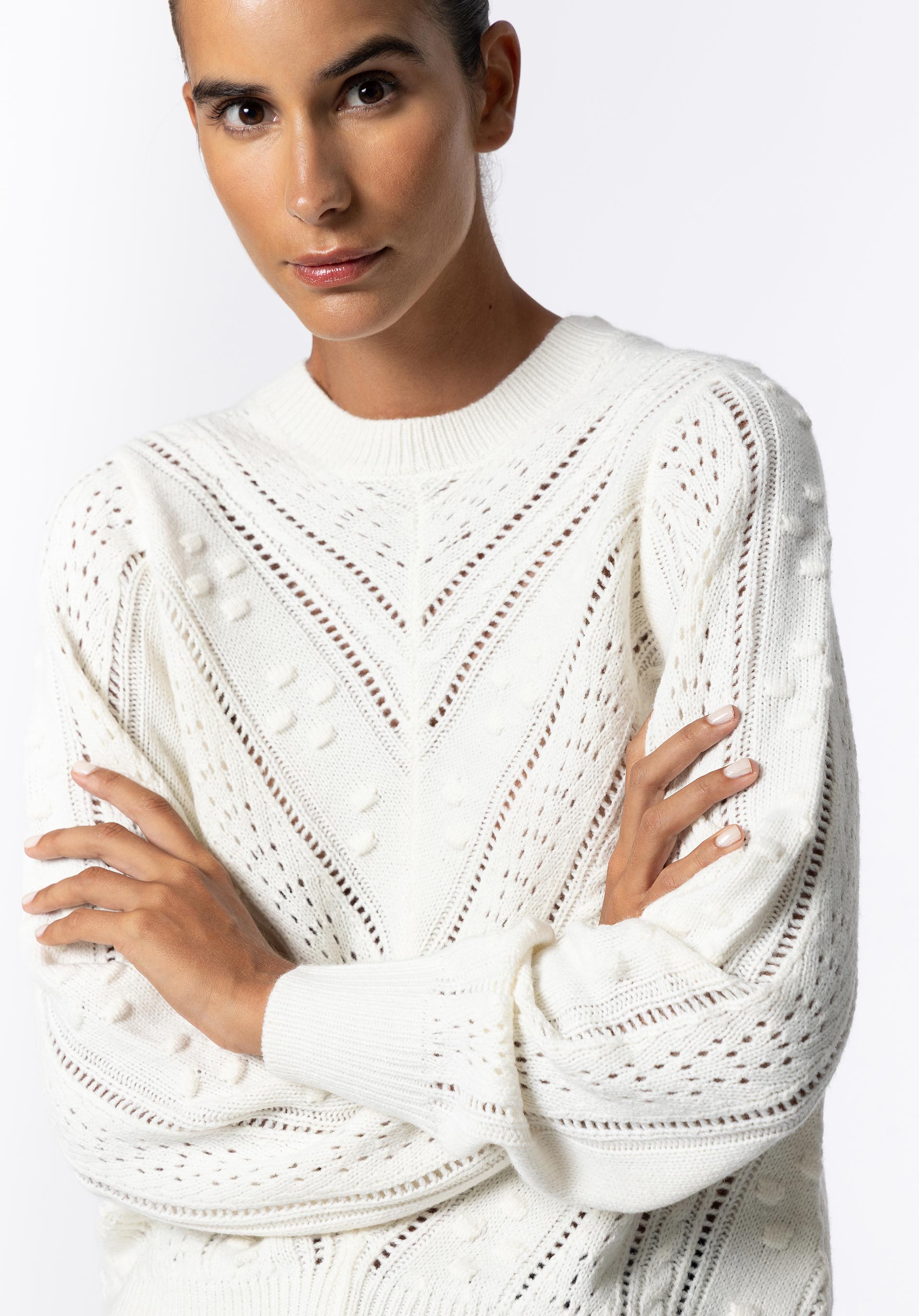 Camisola de Malha Pompons