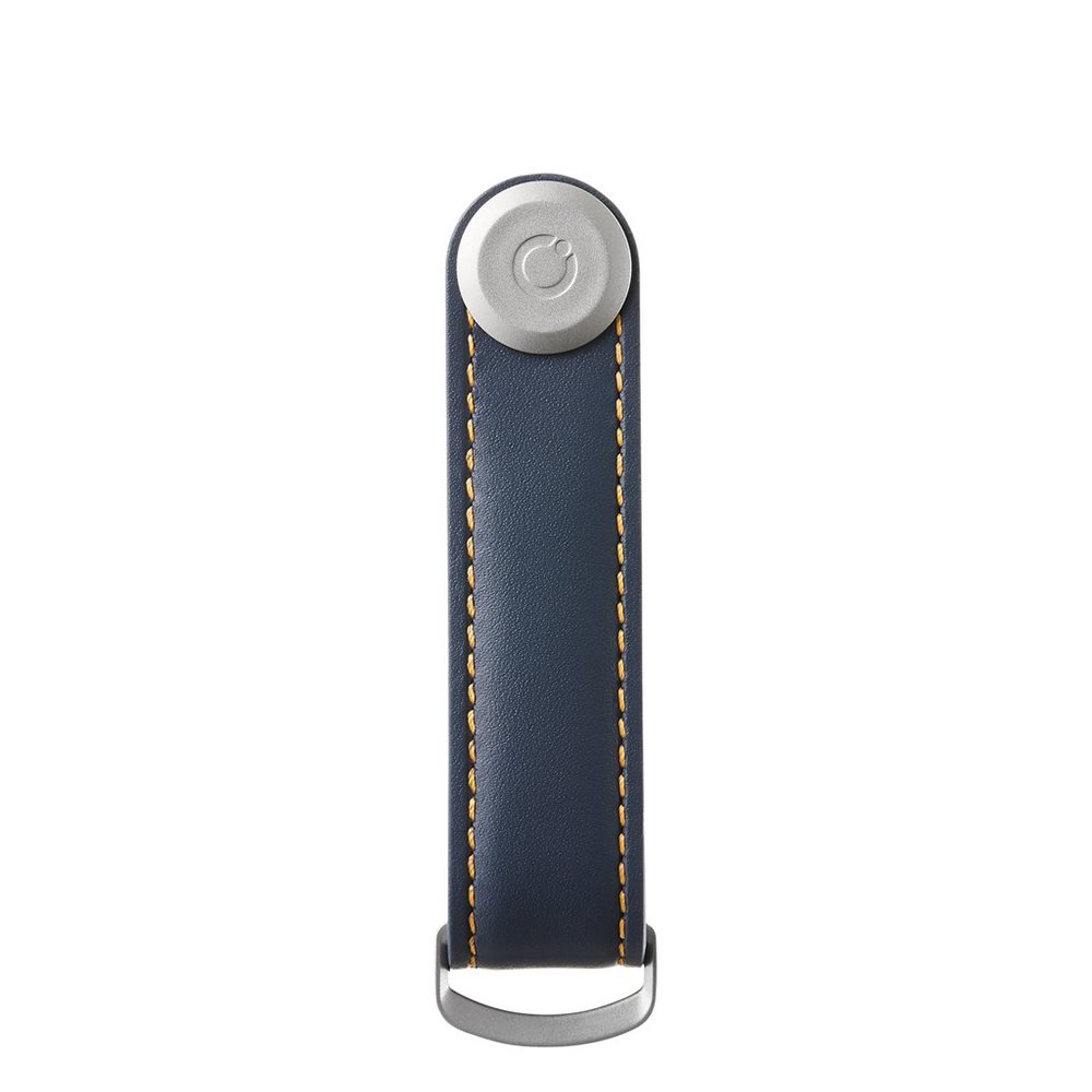 Orbitkey Premium Leather 2.0 Keyholder navy / tan