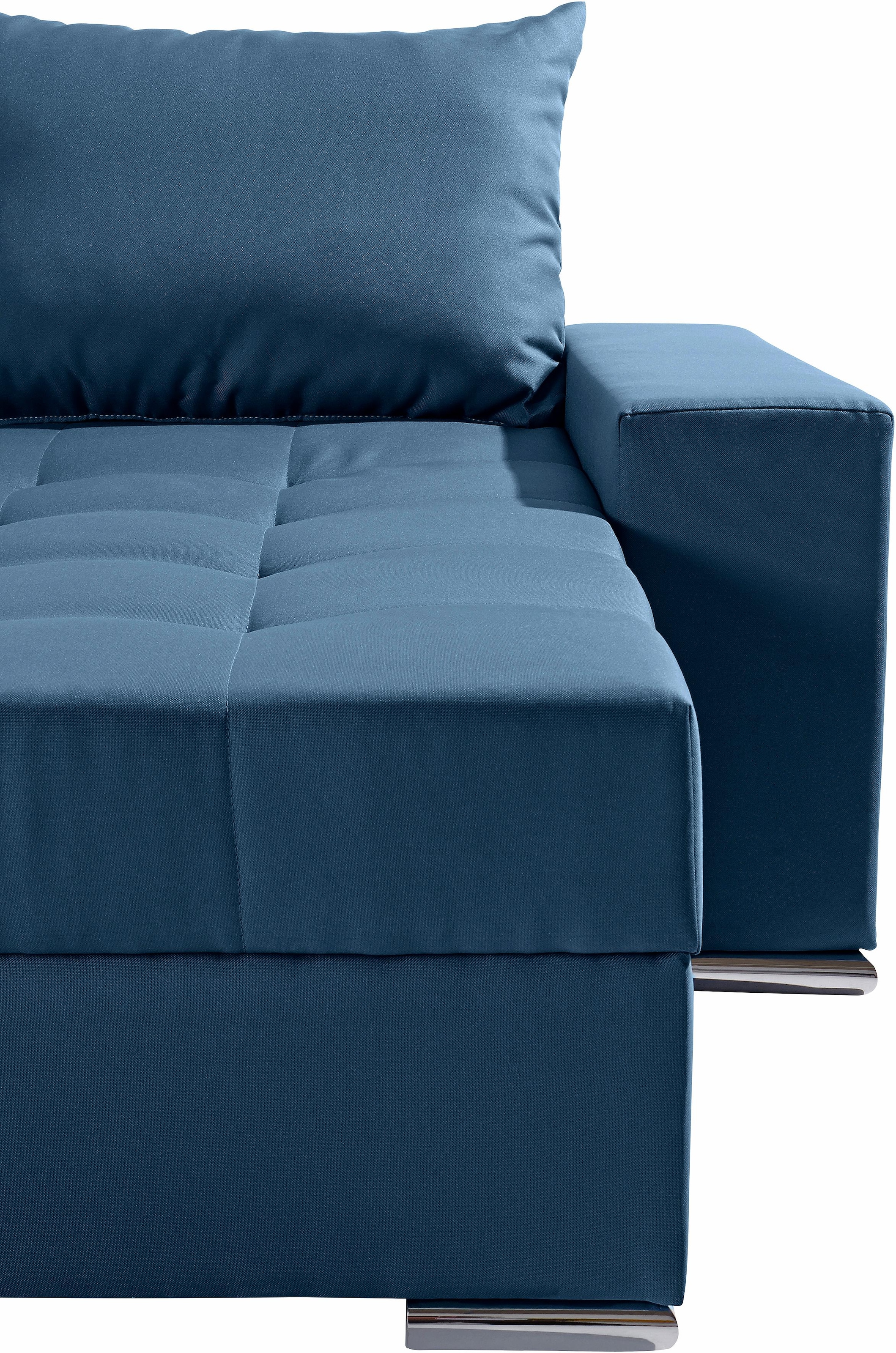 COLLECTION AB Wohnlandschaft »Josy XL U-Form, Breite: 313 cm« mit Bettfunktion, Bettkasten & 2 Zierkissen, Federkern