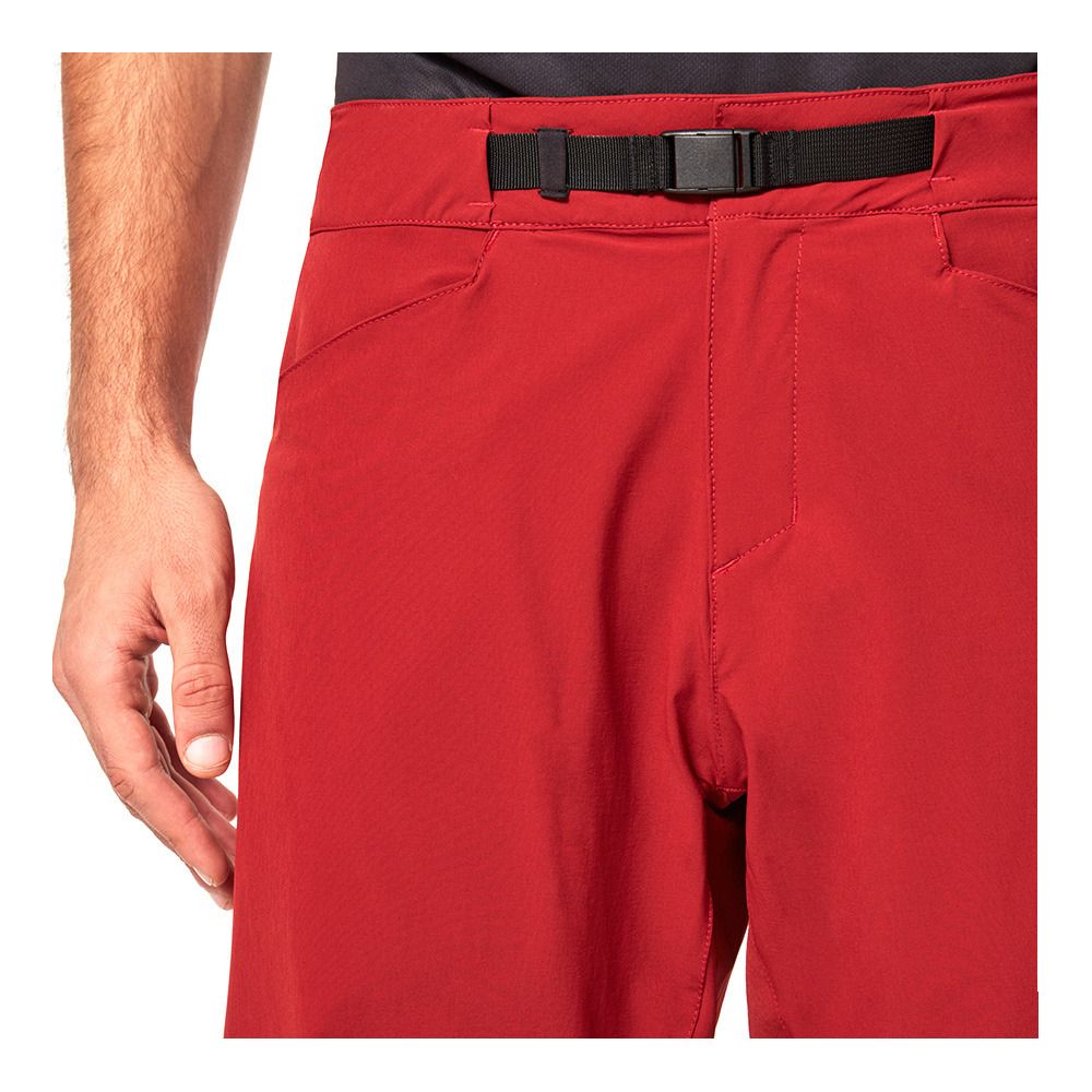 Oakley DROP IN - Short 2 en 1 Homme iron red