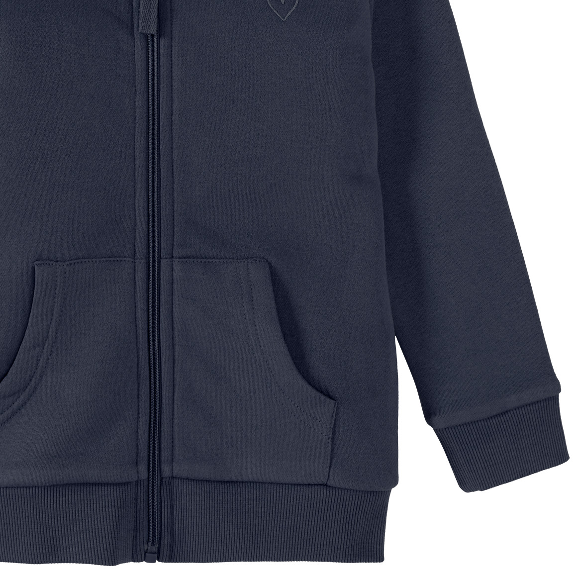 Famy Mädchen Sweatjacke mit Bio-Baumwolle dunkelblau