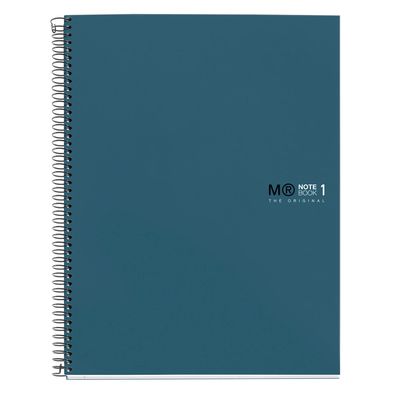 THE ORIGINAL NOTEBOOK, couverture rigide, A4, lignes horizontales, 80 feuilles de 1 couleur, Miquelrius, Océan.