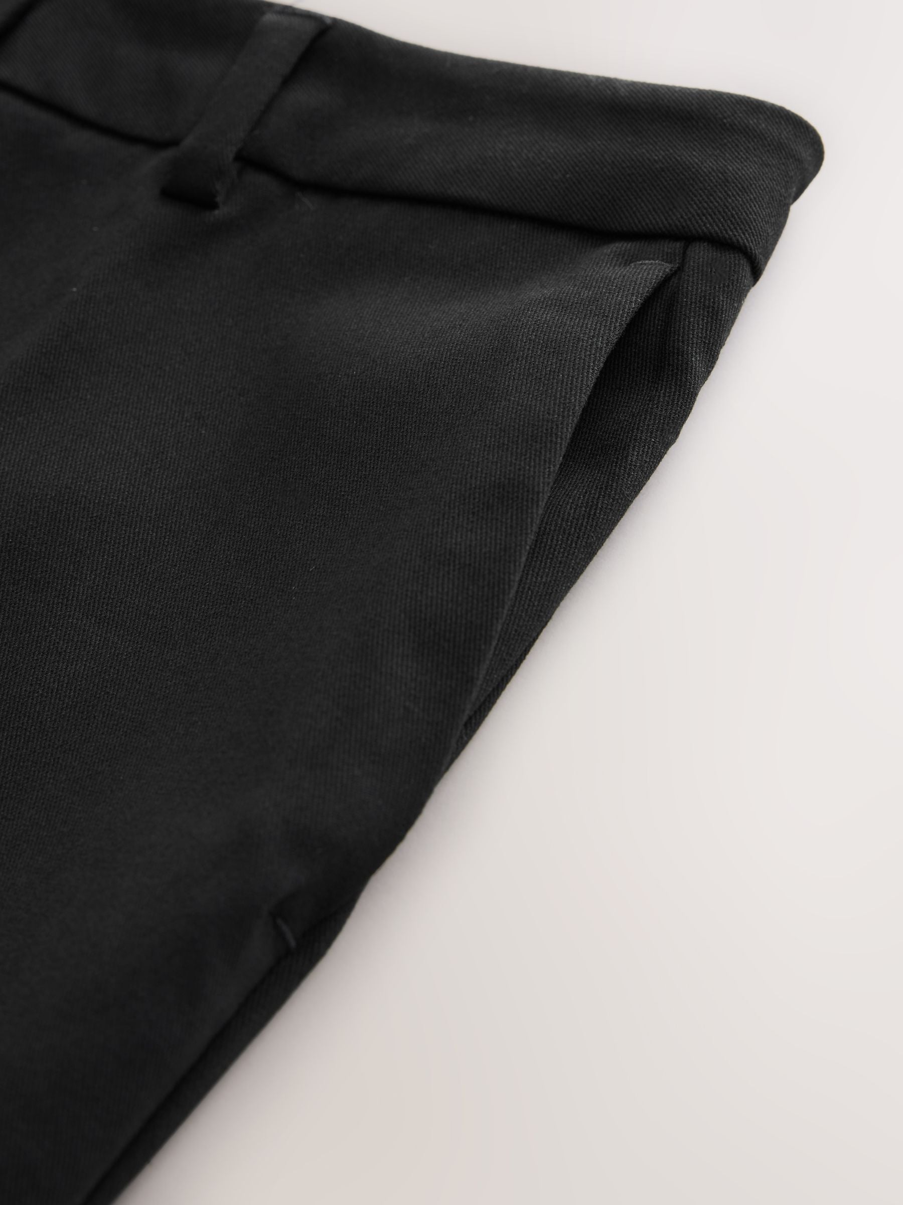 Zwart - Skinny getailleerde broek