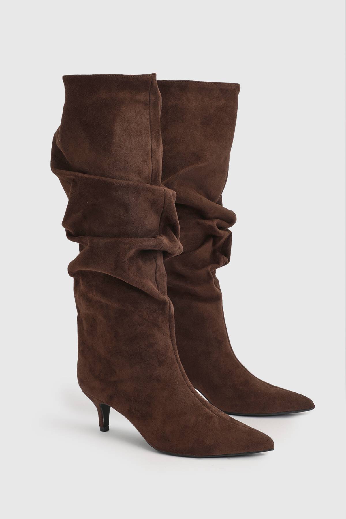boohoo Bottes Hautes Slouchy À Genoux