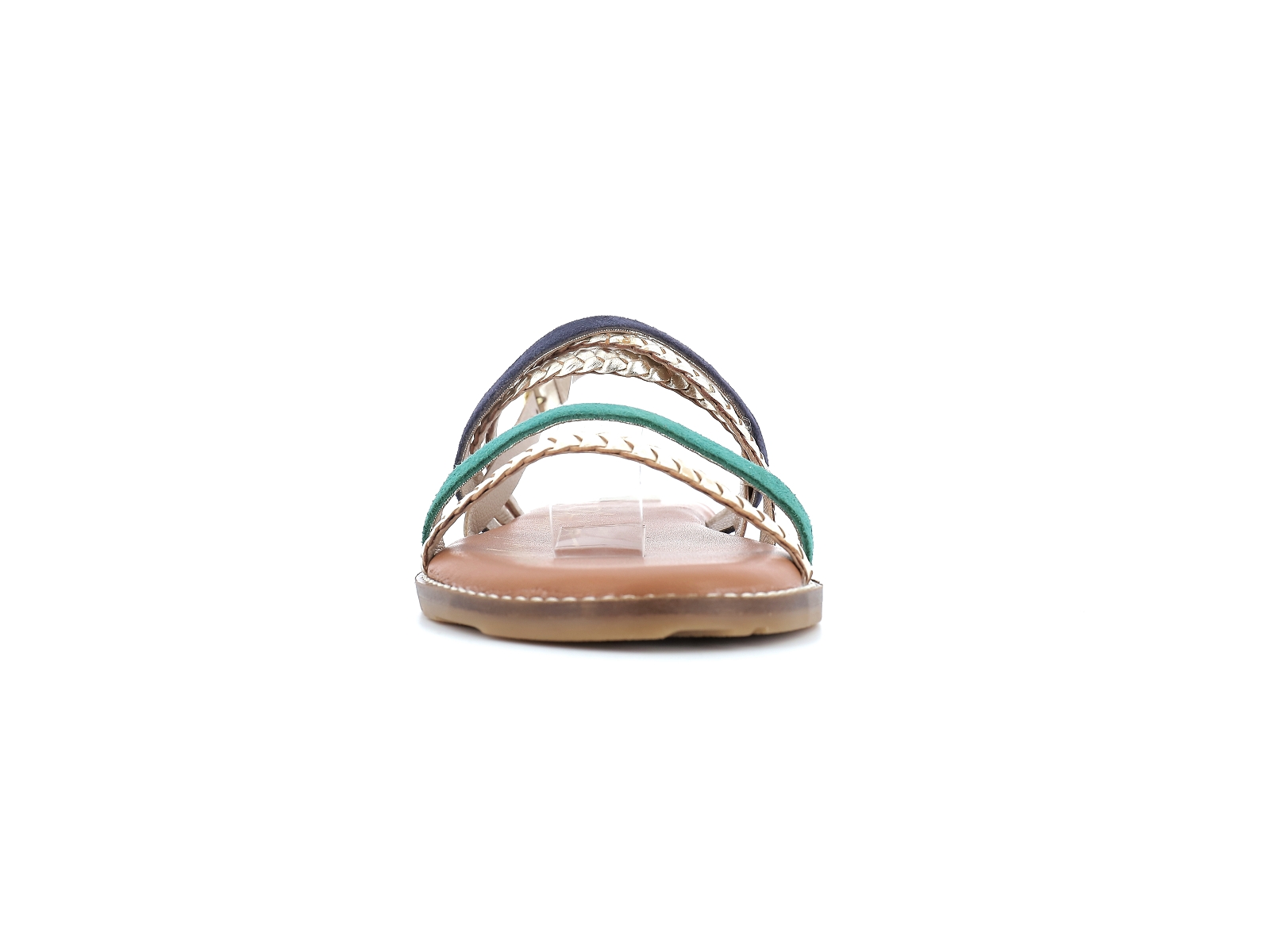L atelier tropezien-SH 402 Cuir Noir Vert