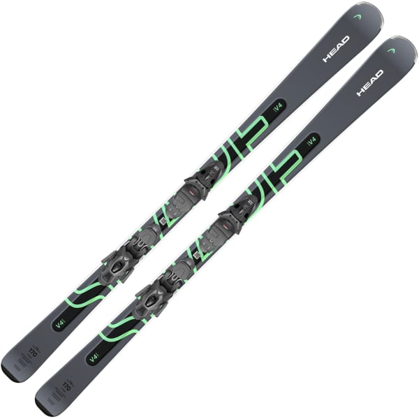 Pack ski HEAD SHAPE V4 SW AMT-PR + PR 11 GW BRAKE 85 ANTHRACITE/GREEN