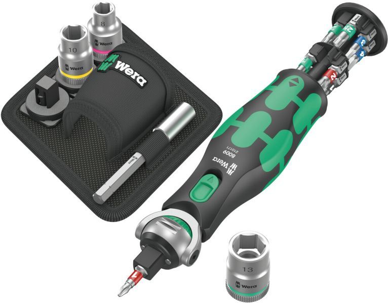 Wera - 8009 Zyklop Pocket Set - Schroevendraaier - Compact - Met Bits