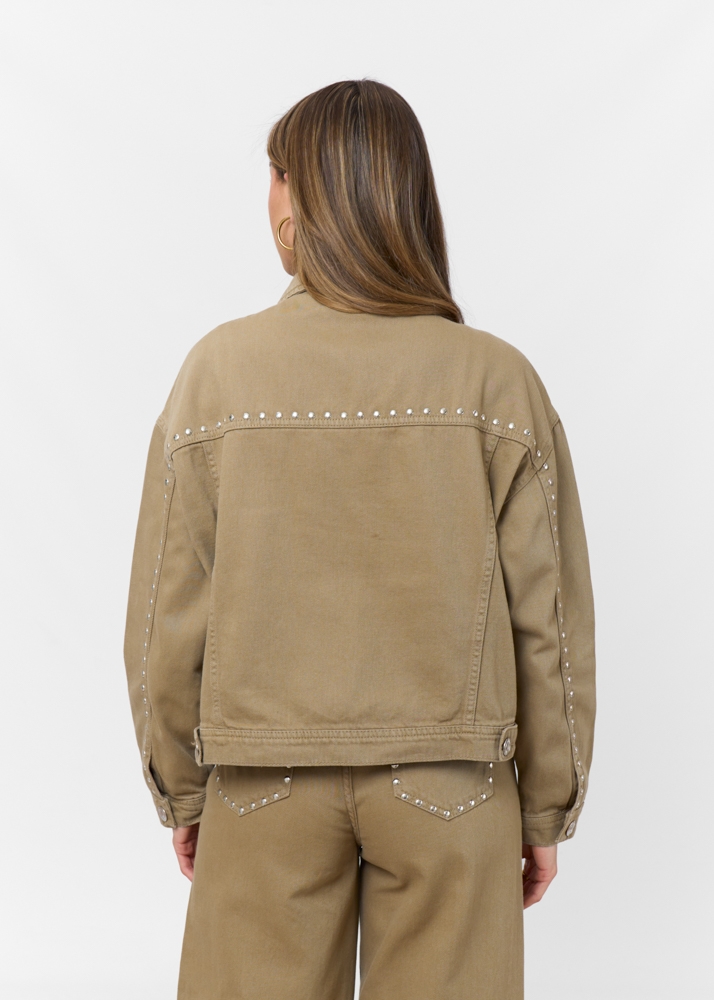 Dani stud jacket groen