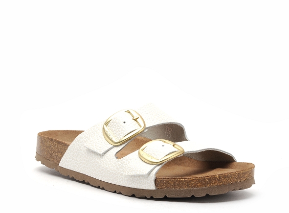 Yokono mules et sabots plats femme granada 700 blanc