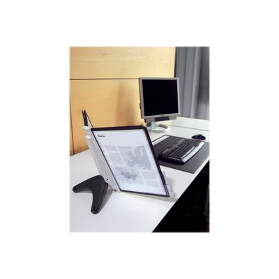 Durable Sherpa - Pupitre de table (lutrin) avec 5 pochettes A4