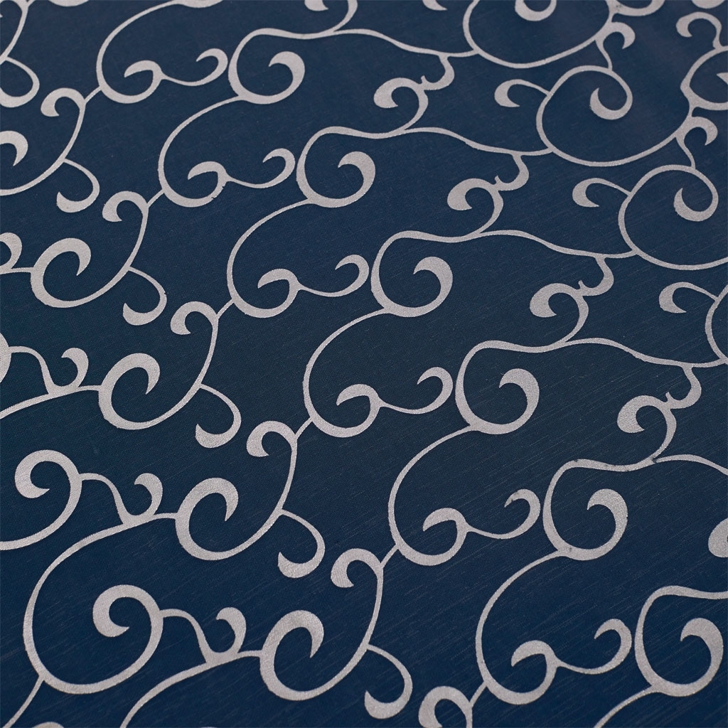 Surnappe organza argent