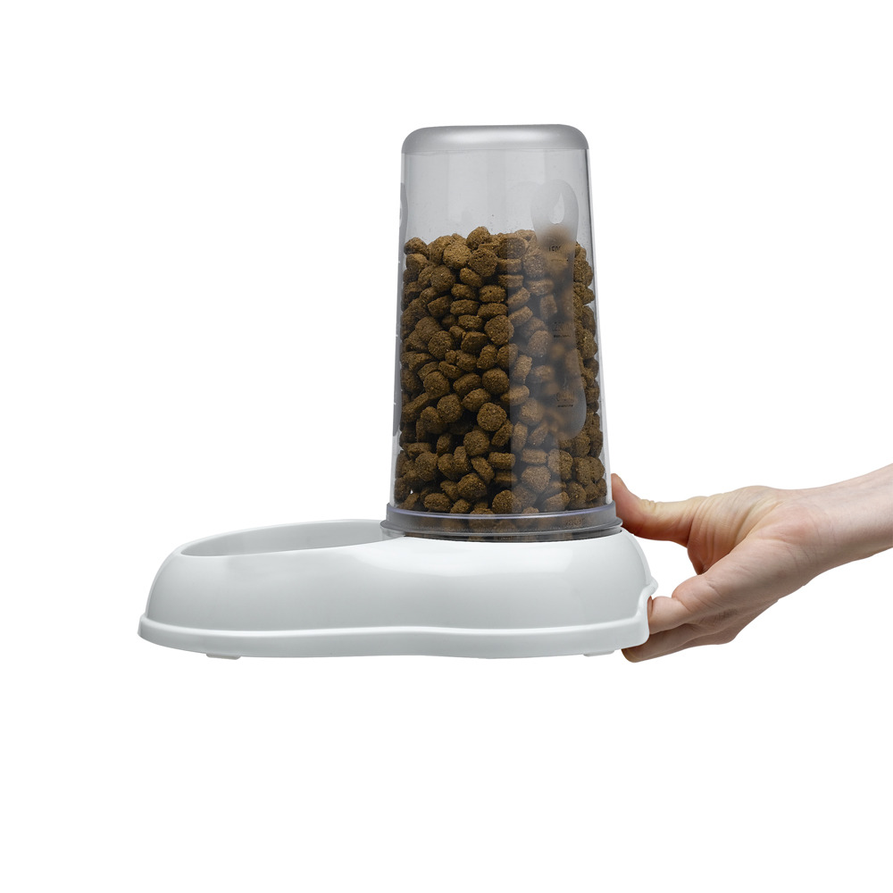 Ferplast distributeur d'eau ou nourriture pour chats et chiens azimut 600 dispenser pour animaux mangeoire pour croquettes