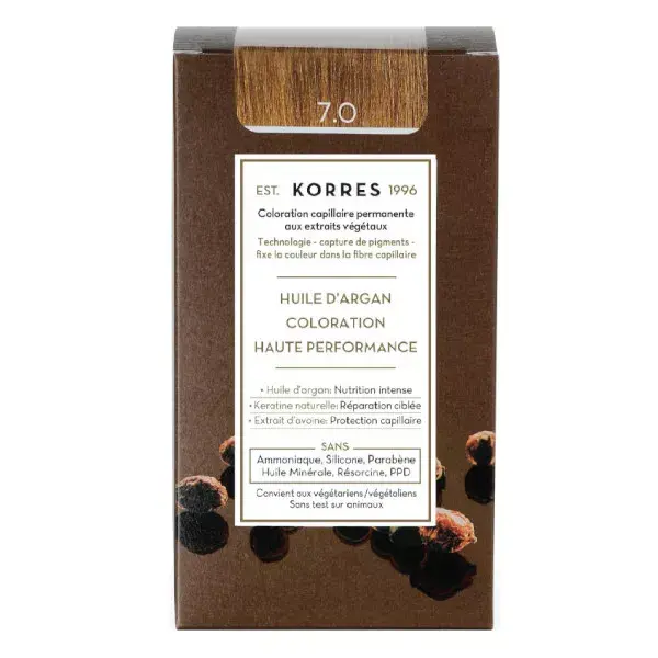 Korres Capillaire Coloration Permanente Blond 7.0