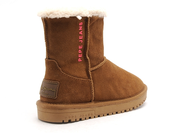 Pepe jeans boots bottine plates femme diss fresh w pls50500 marron