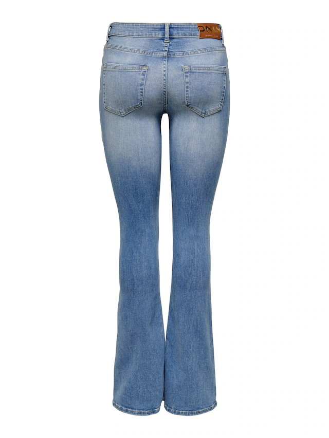 ONLY Bootcut-Jeans »ONLBLUSH – Bootcut-Jeans mit ausgestelltem Bein«, bootcut fit, modisch, Denim, Baumwollmischung
