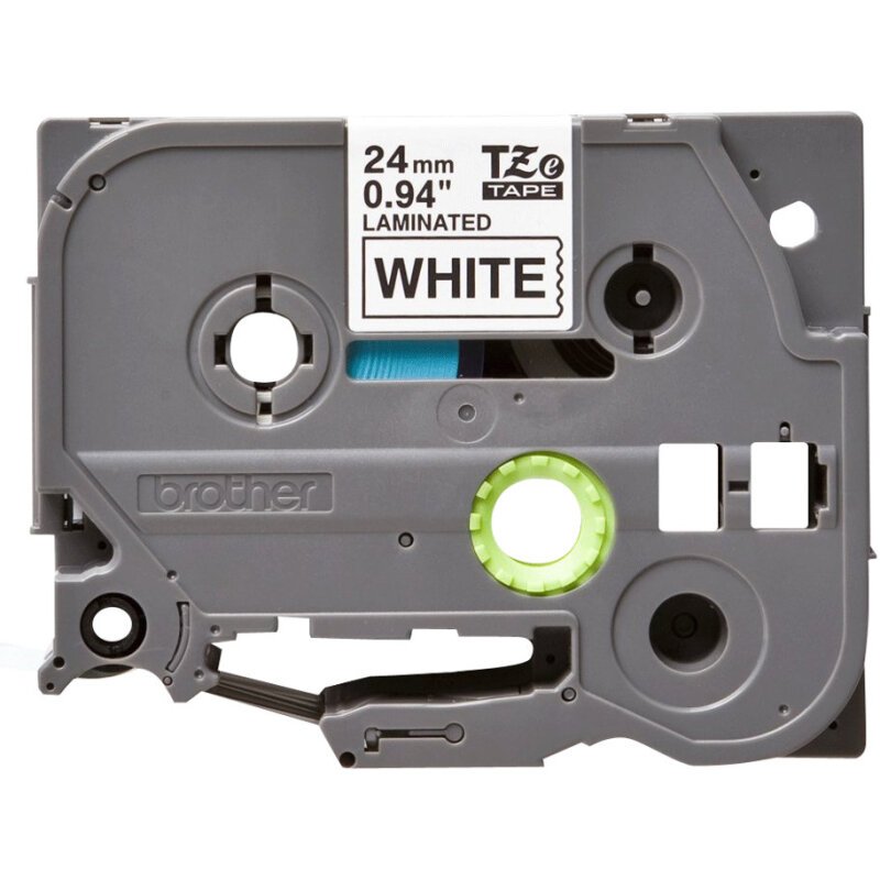 Brother TZE-S251 ruban d'étiquette Noir sur blanc TZ