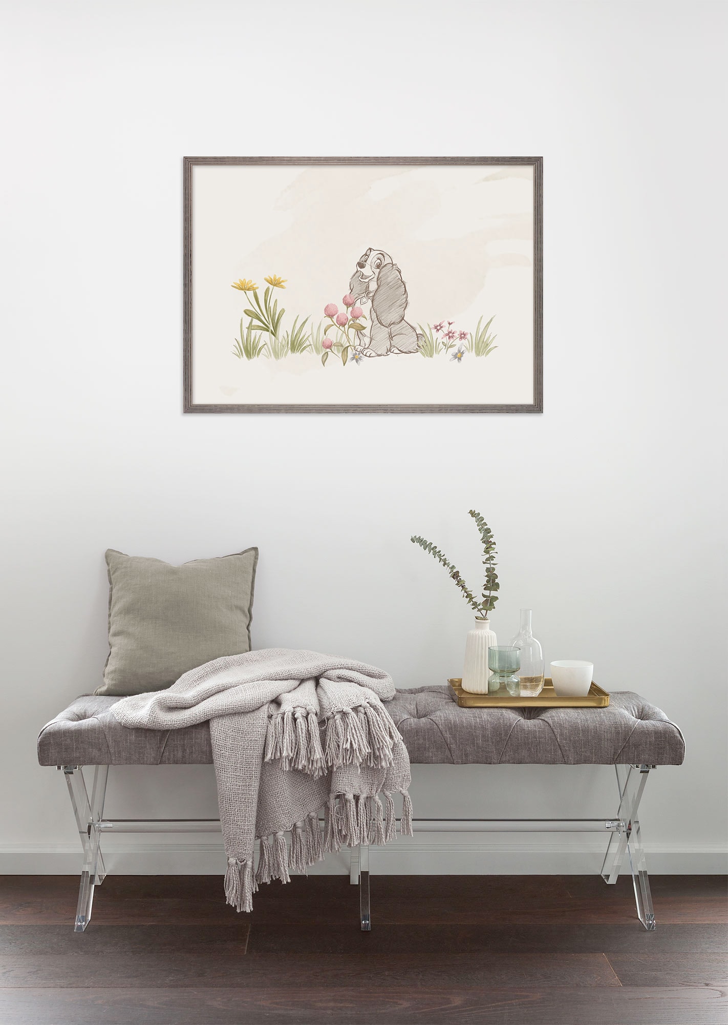 Komar Wandbild »Like a Lady« Disney Set, 1 Stk. tlg. 50 x 40 cm (Breite x Höhe) - Kinderzimmer, Dekoration