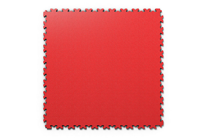Dalle PVC garage Industy Fortelock rouge L.51 x l.51 cm