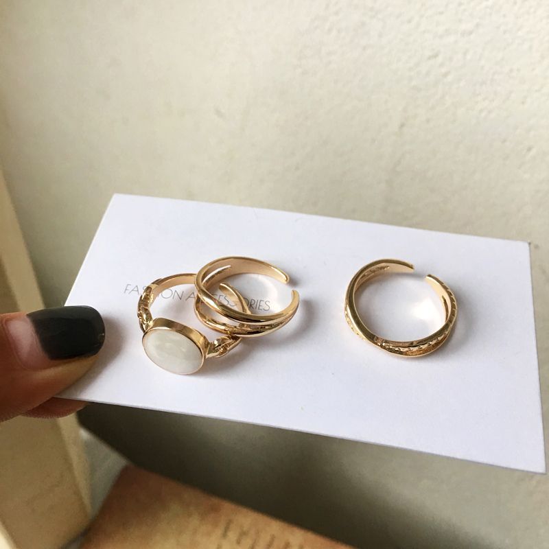 Borscht - Set van 3: Retro Alloy-ringen