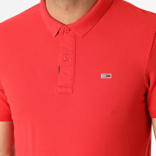 Polo Manches Courtes Solid Stretch 2219 Rouge