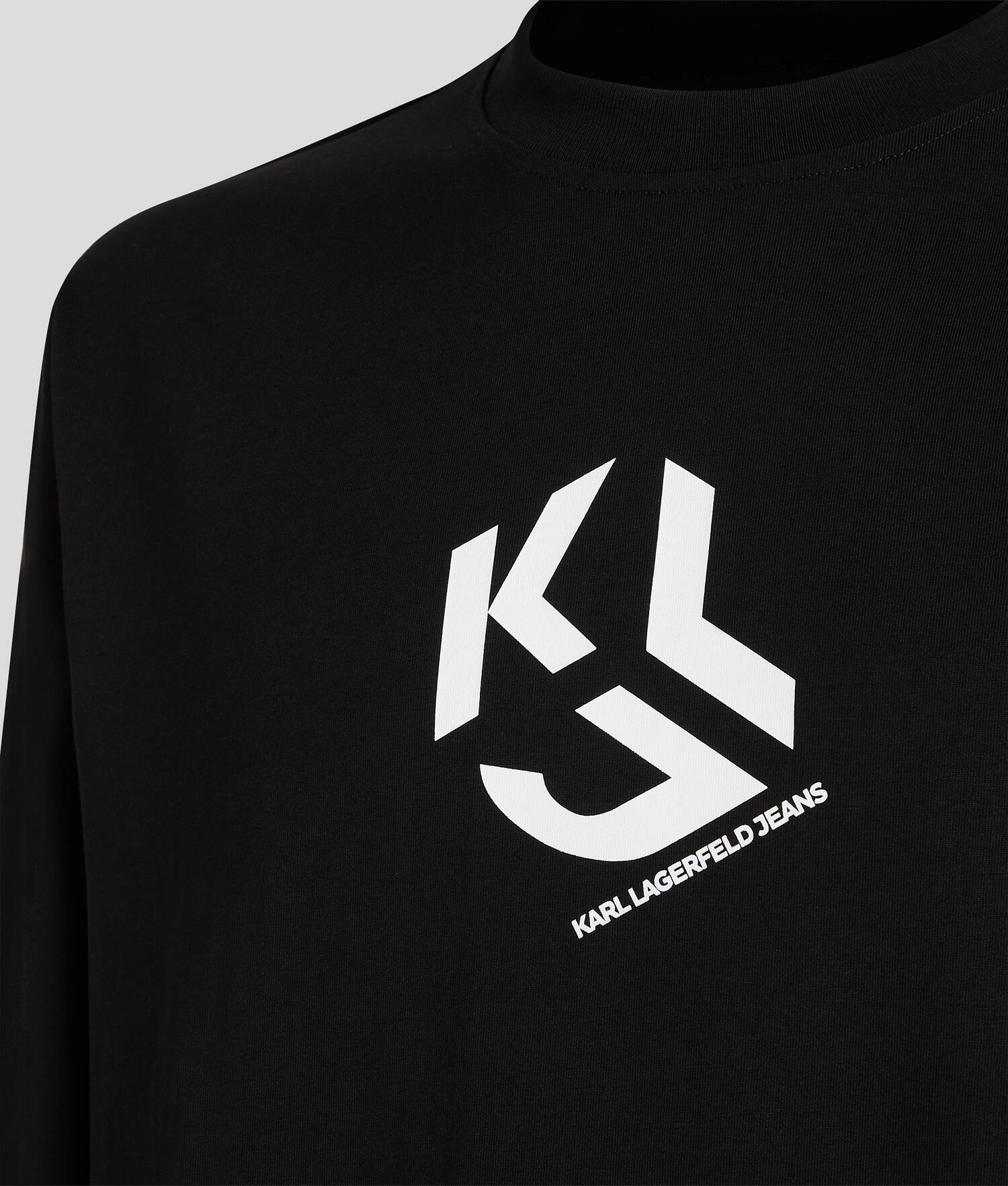 T-SHIRT MONOGRAM À MANCHES LONGUES KLJ