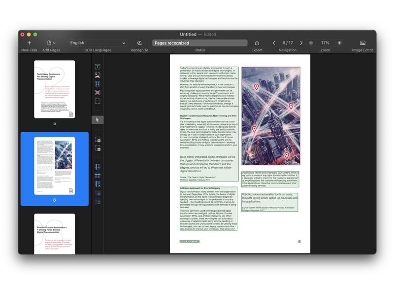 ABBYY FineReader PDF for MAC ESD, Subscription, Single User Konvertieren Sie PDFs, Dokumentbilder und Scans mit beispielloser Genauigkeit